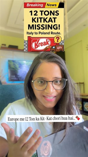 The 12-Ton KitKat Heist: Brands React! 🍫🕵️‍♂️ #shorts #storiesbysubhashree