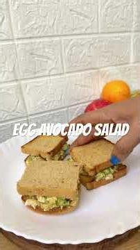 Weightloss Egg avocado salad// Breakfast recipe ✅ #weightloss #weightlosstips #food