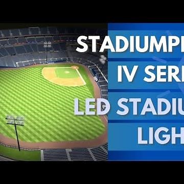 The Best LED Sports Light - LED Stadium Light - The NEW Stadium Pro IV - Sqaure Video