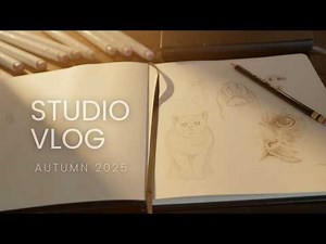 Artist Studio Vlog - Autumn 2025