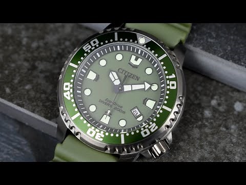 Closer Look: At the new Citizen Promaster Eco-Drive Moment of Adventure Green Ref. BN0157-11X