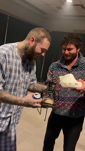 Post Malone Performing 'Big Jet Plane' with Angus Stone in Australia