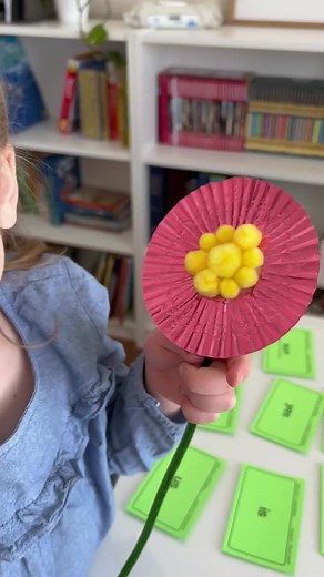 2.8K views · 32 reactions | Are flowers sprouting up by you? Spring is definitely in the air! Here's a fun flower-inspired craft to use while practicing reading words. Enjoy! | All About Learning Press | Facebook