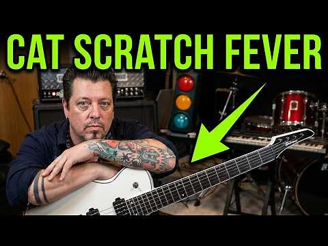 Ted Nugent - Cat Scratch Fever - Guitar Lesson by Mike Gross - How To Play - Tutorial
