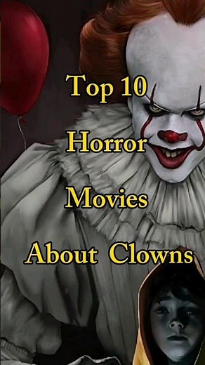 Top 10 Horror Movies about Clowns #horrorshorts