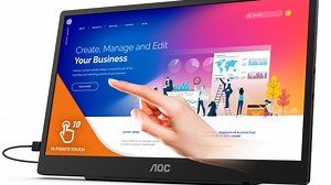 16T2 : un nouveau moniteur 15,6 pouces USB-C tactile chez AOC