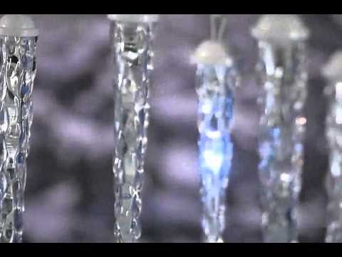 Shooting Star Christmas Icicle Lights (White)