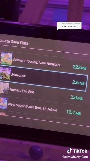 Reply to @chyyrlis 🍡~ how to restart a animal crossing save! #FreeFreeDance #newhorizons #animalcrossing #cottagecore #tutorial