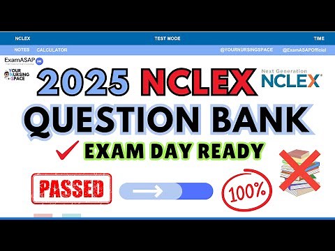 🩺 NCLEX 2025 Question Bank | High-Yield Practice Qs + 💡 Instant Rationales to Pass 1st Try ✅