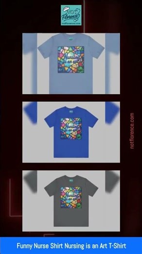 Funny Nurse Shirt Nursing is an Art T-Shirt