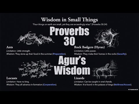 Proverbs 30 | Ancient Wisdom of Agur Son of Jakeh