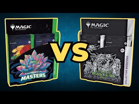 Commander Master VS Double Masters 2022 Collector Booster Box Opening!!! 🔥