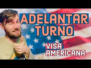 VISA USA 🇺🇸 Cómo adelantar el turno?