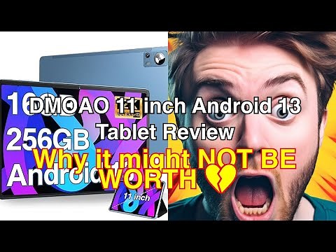 Dmoao 11 inch android 13 tablet review: powerful performance and stunning display