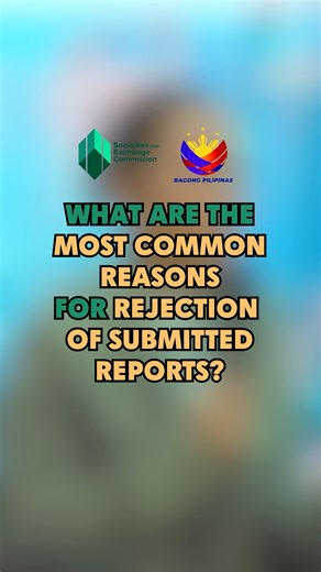 Filing Season FAQ: What are the most common reasons for rejection on eFAST? Alamin sa video na ito #SECFilingSeason2025 #EasyAtSEC | Securities and Exchange Commission Philippines