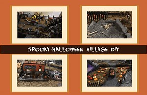 DIY Spooky Halloween Village