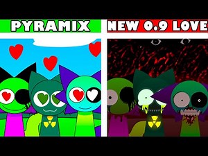 Incredibox Sprunki: Phase 1 | 2 Pyramix 0.9 Love Edition + Secret Sprunki + Full Animated