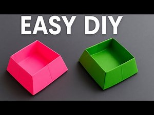 “Easy Origami Box That Looks Like Magic!” #shortsviral #origami #box