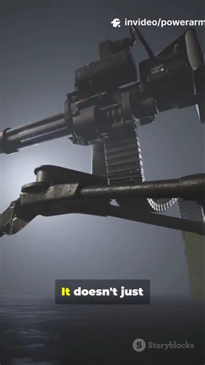6,000 Rounds Per Minute: The Terrifying Power of the Minigun 🔫🔥