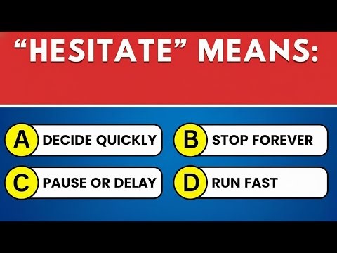 🧠 Ultimate Advanced Vocabulary Quiz – Can You Score 15/20? Challenge Yourself!