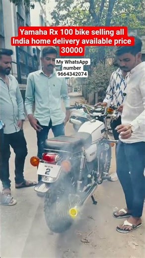 Yamaha Rx 100 bike selling all India home delivery available my WhatsApp number 9664342074 #newyama