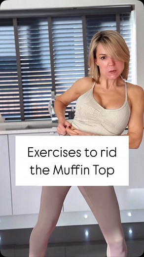 Ladies, are you ready to tackle that stubborn muffin top? Introducing the ‘Rid the Muffin Top’ workout, specially designed for those troublesome areas. This routine targets your sides and core, giving you a toned, stronger midsection. Your 6-Step Workout Plan: 1. Side Reach - Extend and stretch, targeting your obliques. 2. Standing Side Crunch - Crunch your way to a tighter core. 3. Halo - Circle your head with a weight for upper body and core engagement. 4. Side Bends - Bend to sculpt and stren