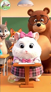 White hamster 🐹 environmental project presentation 🌍 #shorts #3d #kids