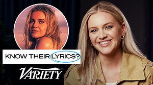 Country Singer Kelsea Ballerini tries to guess lyrics from some of her most popular songs. She shares what it was like to sing alongside her childhood inspiration, Kenny Chesney, growing up in Tennessee, and being a judge on The Voice. | Variety