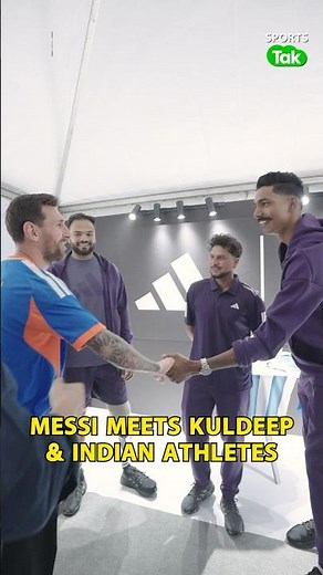 Special Moment: G.O.A.T Lionel Messi In India’s Jersey, Meets Kuldeep Yadav & Indian Sports Stars