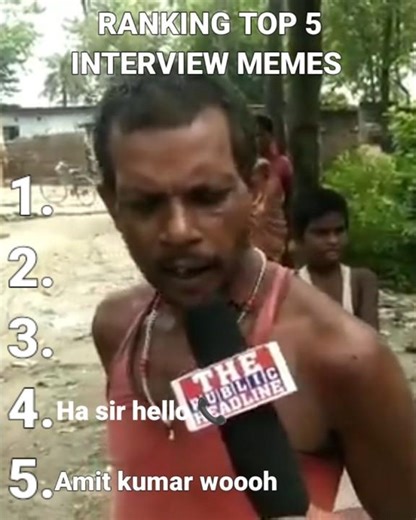 Ranking Top 5 Interview Memes #funny #ranking