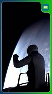 #Watch | Billionaire entrepreneur Jared Isaacman, who chartered the Polaris Dawn mission stepped out of the #SpaceX Crew Dragon capsule for the first-ever privately funded and all-civilian crew conducted spacewalk. #Space #Spacewalk | moneycontrol.com