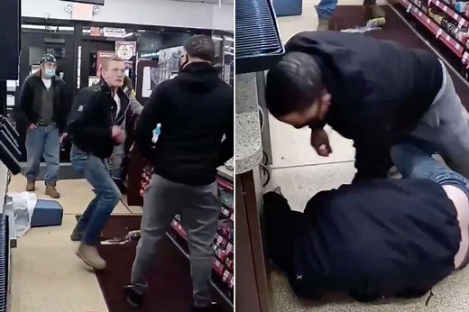 Man beaten with hard iced tea after saying n-word to gas station customer