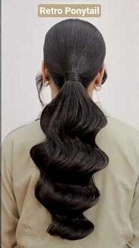 Retro Ponytail by Pyl Ptel #ponytail #hairstyle #hairtutorial
