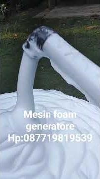 mesin foam generator