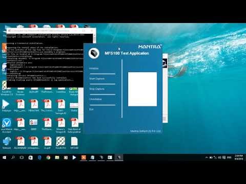 How to install Mantra MFS 100 Finger Print Biometric Scanner Device