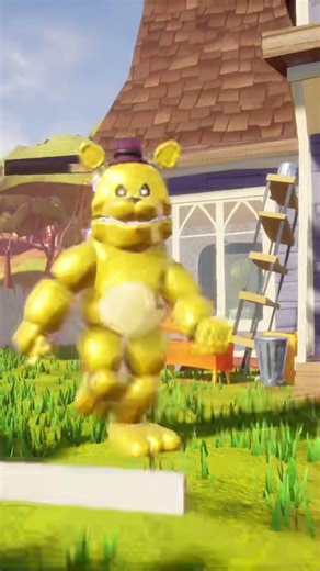 Hello Neighbor com o mod do Fredbear é loucura #shorts #fredbear #helloneighbor #fnaf