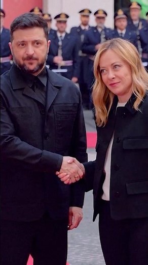 Meloni Meets Ukraine's Zelenskiy in Rome