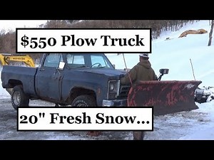 #293 - I Bought A Plow Truck For $550 And Then It Snowed! (Almost Two Feet!)