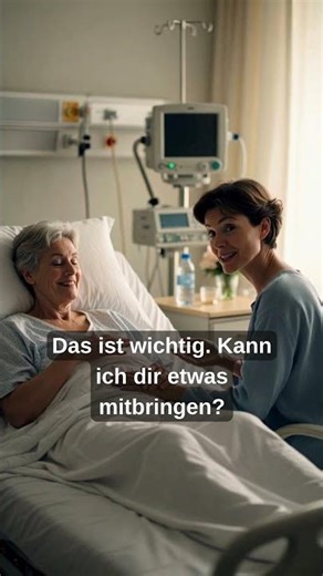 Visiting a hospital: Conversation in German (B2)