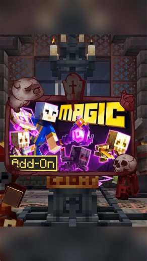 Magic Add-On – Minecraft Biến Thành Game Phép Thuật! #minecraft #minecraftshorts