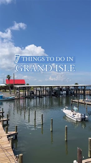 3.9K views · 1.5K reactions | Heading to Grand Isle for the International Tarpon Rodeo this weekend? Check out 7️⃣ things to do while you’re in town!  #OnlyLouisiana  @townofgrandisle @visitjeffersonparish | Explore Louisiana | Facebook