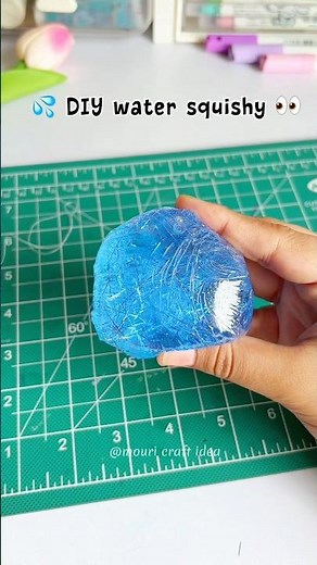DIY water squishy 💦 #diy #squishy #satisfying