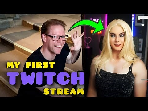 My First TWITCH Stream DRESSING as a WOMAN - GUY to GIRL Makeup Transformation Tutorial (Uncut)