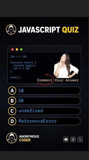 🔥 10 Tricky JavaScript Quiz Questions That Will Test Your Coding Skills! 🧠💻