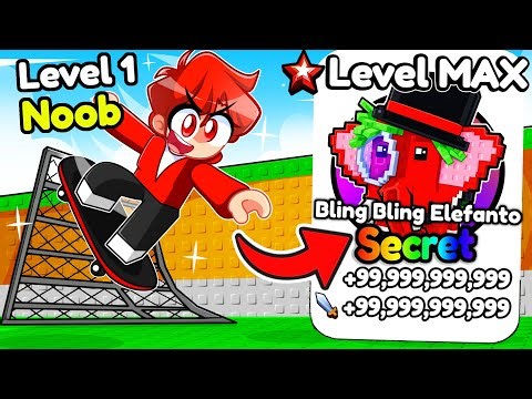 Starting as a NOOB with OP SECRET in Skateboard For Brainrots! (Roblox)