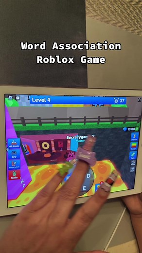 This word game is fun #wordassociation #roblox | Word Association Game