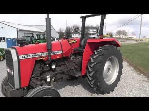 1995 Massey-Ferguson 231 Open Station Tractor! Good Condition! For Sale by Mast Tractor.