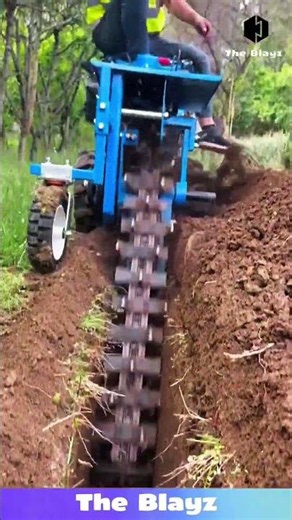 Small Truck Excavator Creating Perfect Ground Channels