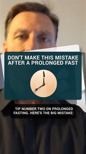 DON’T MAKE THIS MISTAKE AFTER A PROLONGED FAST ⚠️🥴 Breaking a prolonged fast the wrong way can undo all your hard work. Dr. Eric Berg explains the critical mistake to avoid for safe and effective fasting results. Watch before your next fast! #DrEricBerg #FastingMistakes #ProlongedFasting #FastingTips #IntermittentFasting #HealthHack #KetoTips #MetabolicHealth #FYPシ #FastingForHealth | Diet & healthy By Dr