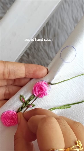 SecretHandStitch on Instagram: "elegant rose flower"